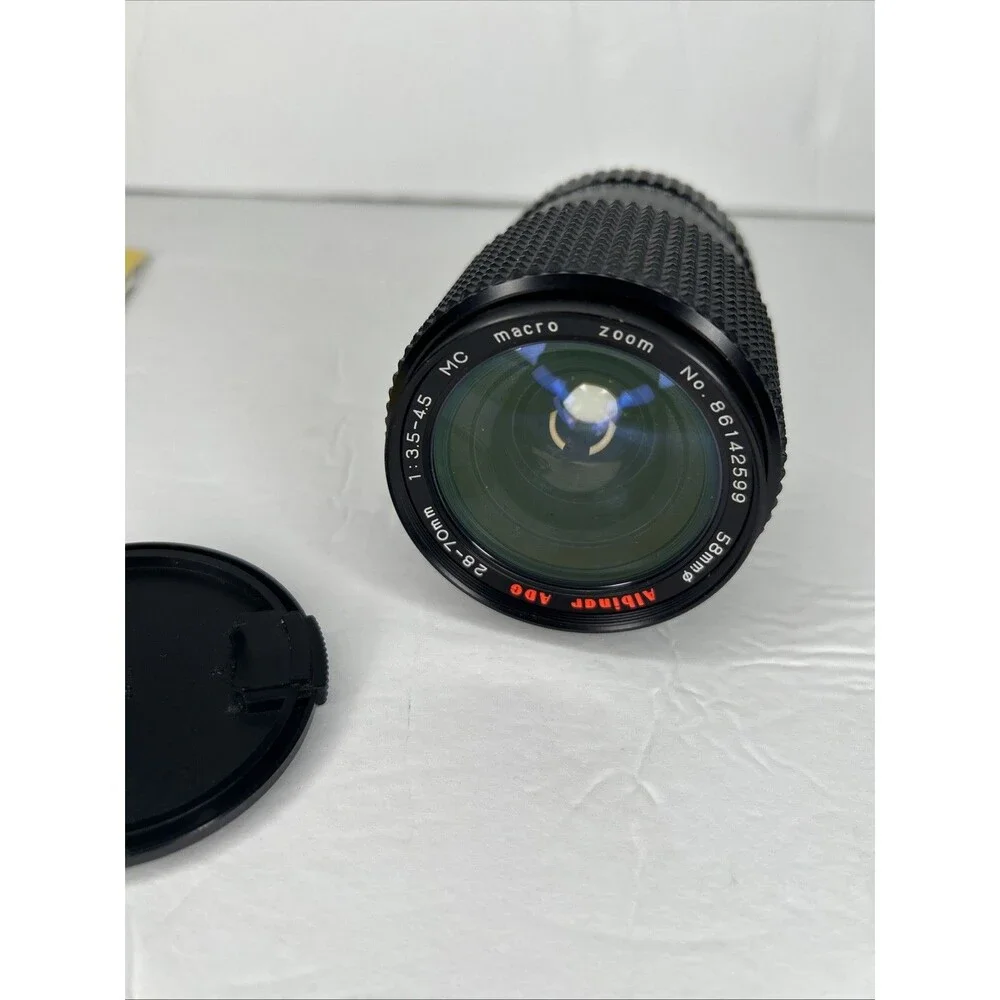 Albinar ADG 28-70MM 1:3.5-4.5 Macro Zoom One Touch Camera Lens With Booklet